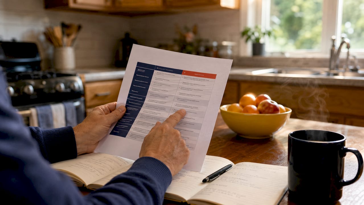 Hands analyzing entity versus keyword SEO chart