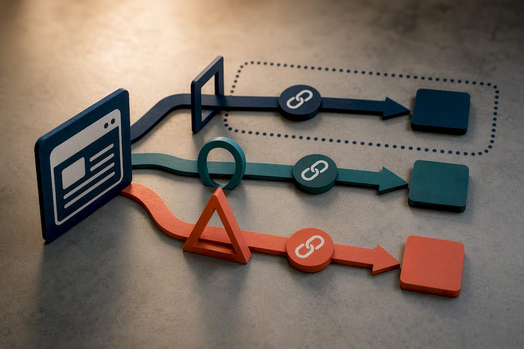 Three pathways for link attribute treatments