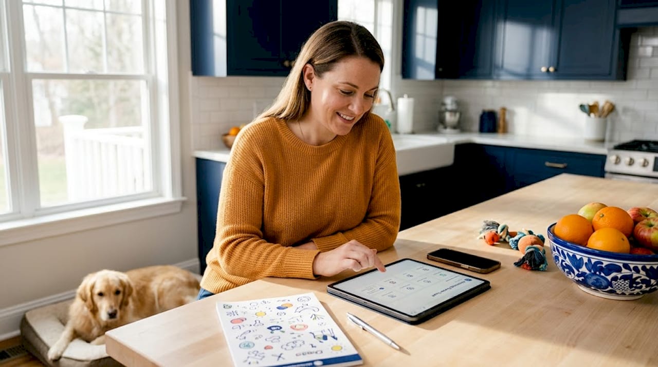 Breeder reviews AKC Marketplace toolkit on tablet