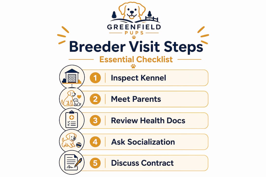 Steps for effective puppy breeder visit