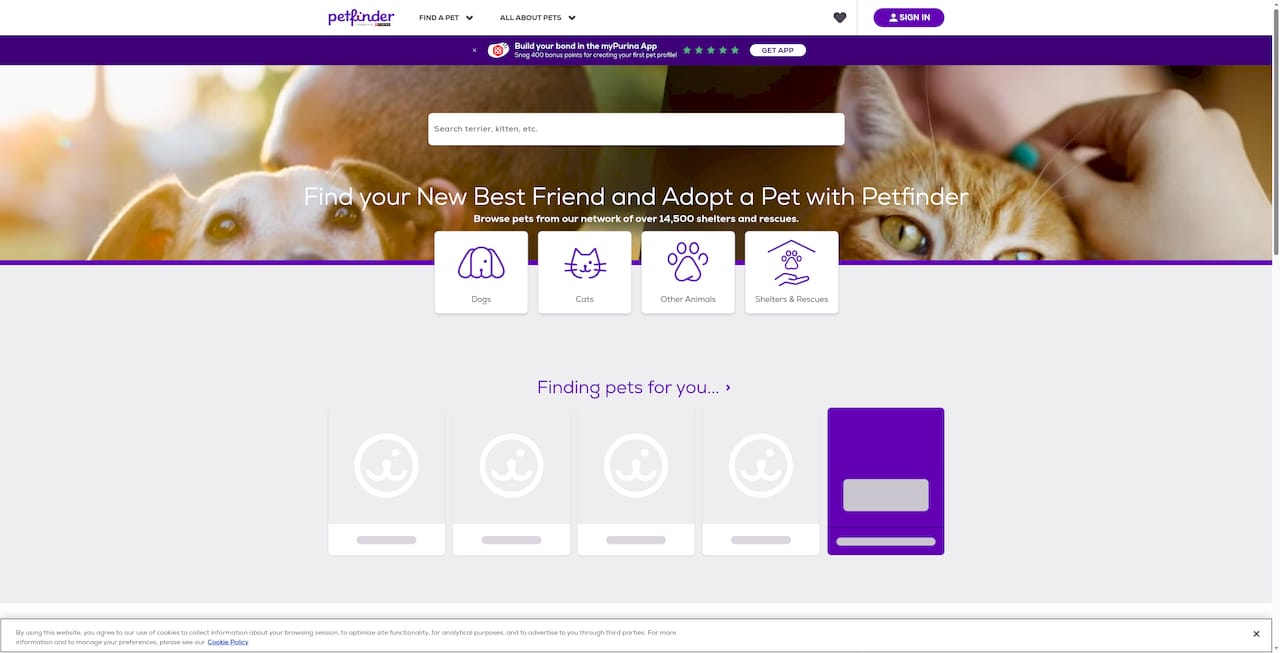 https://petfinder.com