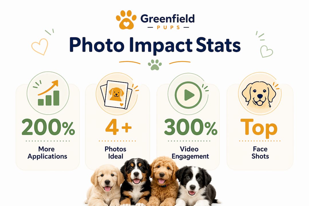 Infographic showing photo quantity and impact statistics