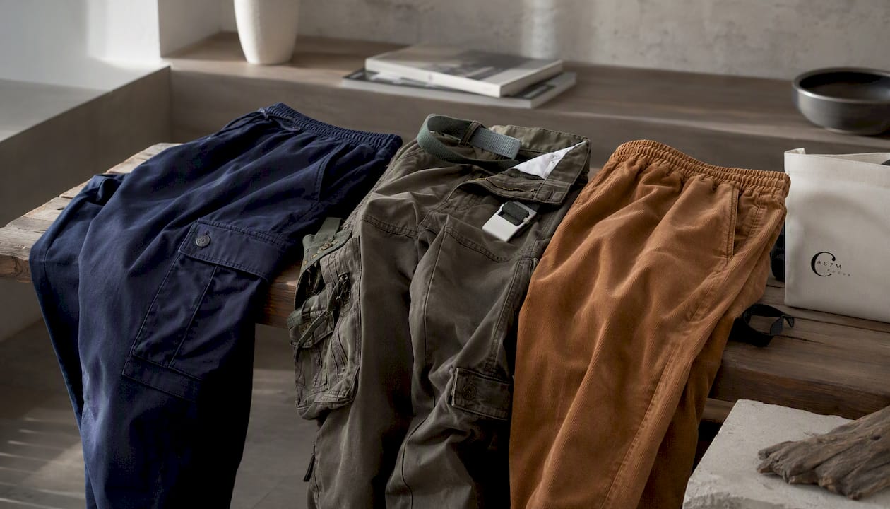 Multi-pocket Cargo Pants Men's Loose Casual Pants