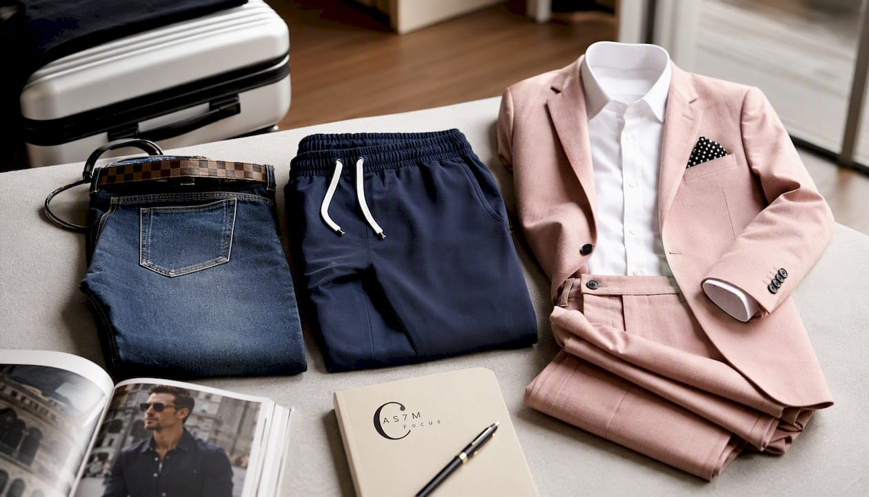 Men's Versatile Slim Fit Pants - Stylish, Durable, Comfortable