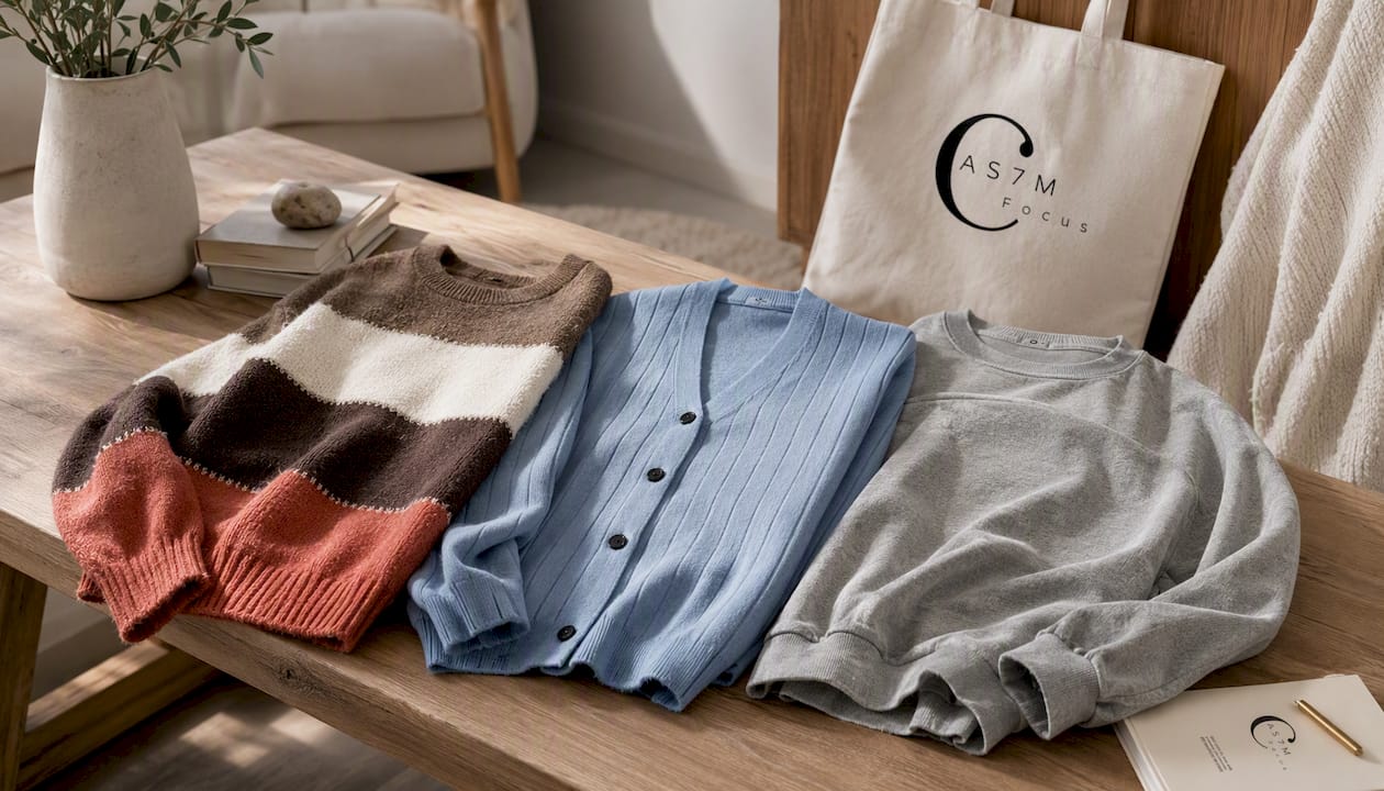 Women Sweater Pullover Round Neck Stripe Long Sleeve Sweater Coat Women Fashion Autumn Knitwear