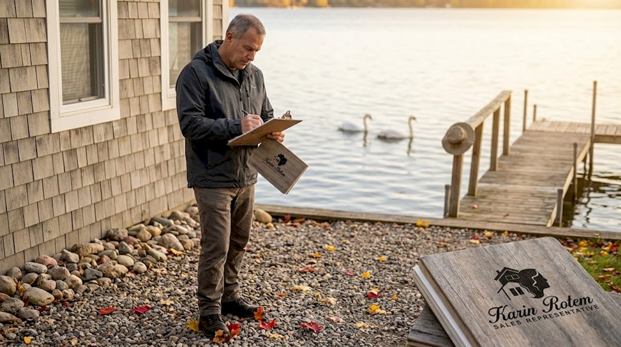 Home inspector examines waterfront property risks