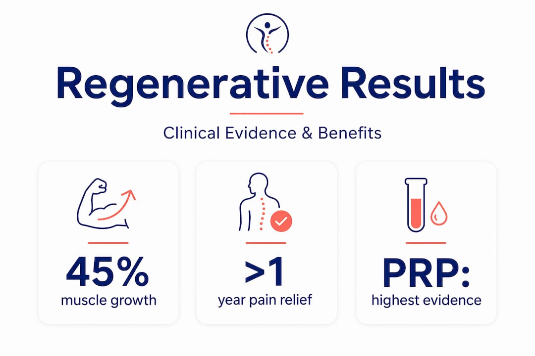Infographic of key clinical benefits and stats