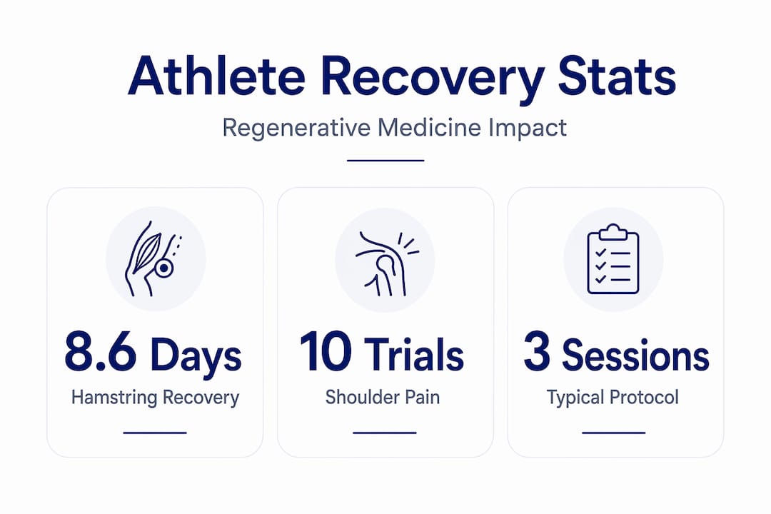 Infographic highlighting key regenerative medicine stats