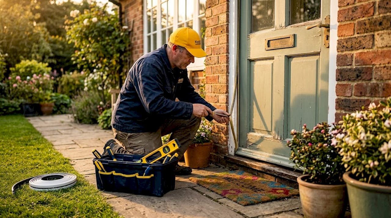 Replacing weatherstripping on entry door