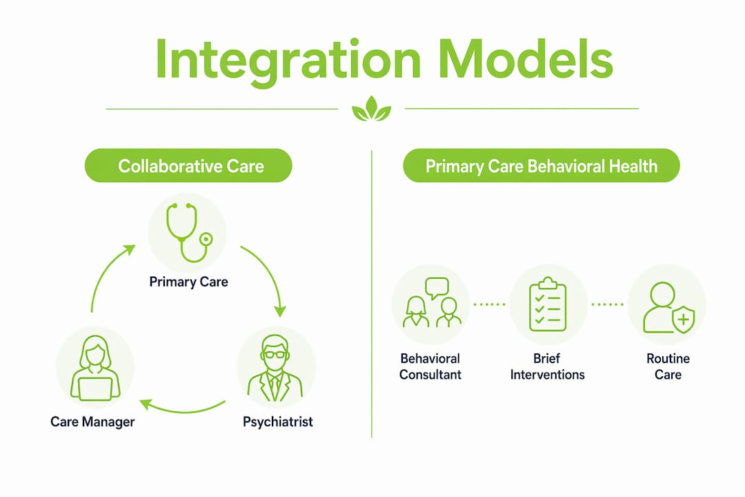 Infographic comparing care models