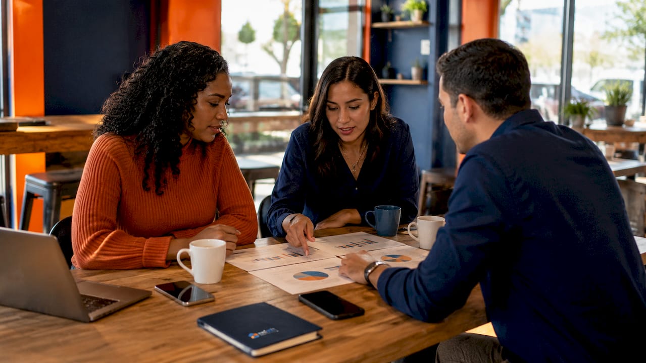 Marketing team planning telemedicine digital strategy