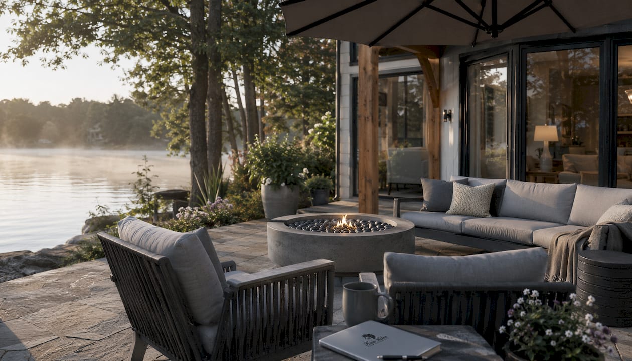 Innisfil cottage with hot tub and lake view