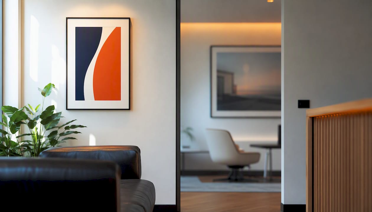 Clinic logo and photo consistency display