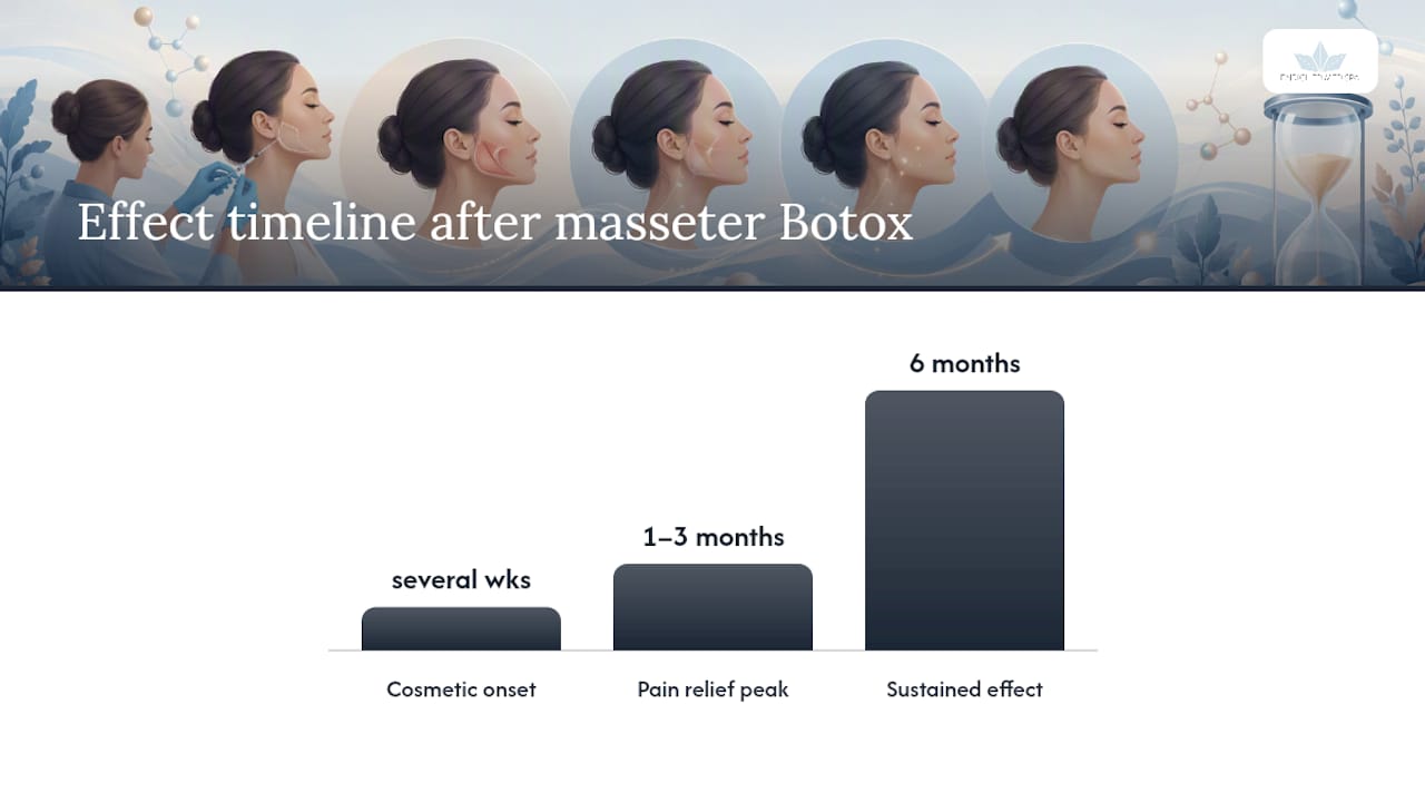 Timeline and benefits of masseter Botox treatment