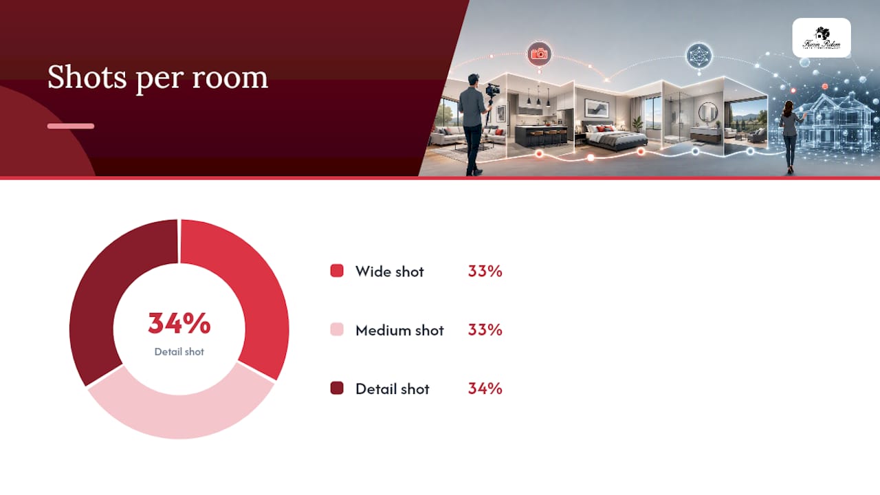 Production checklist and shot sequence for one on-site visit — overview diagram