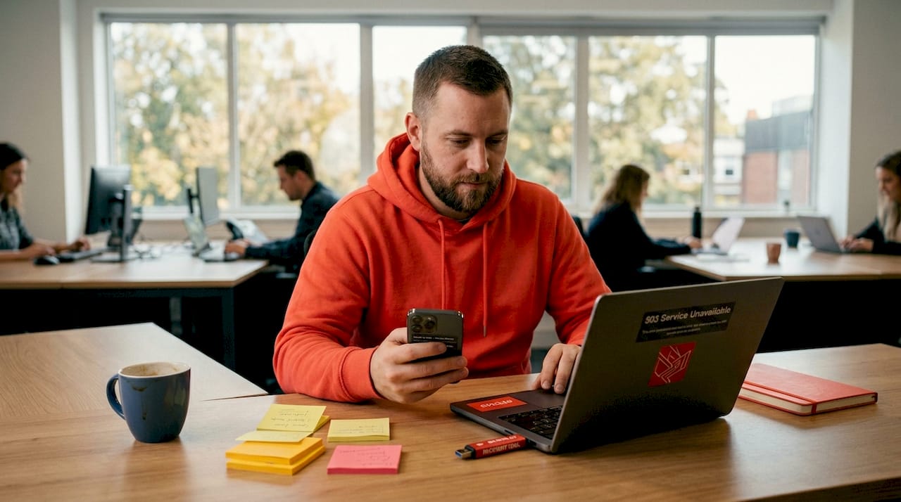 Site admin checking WordPress error message