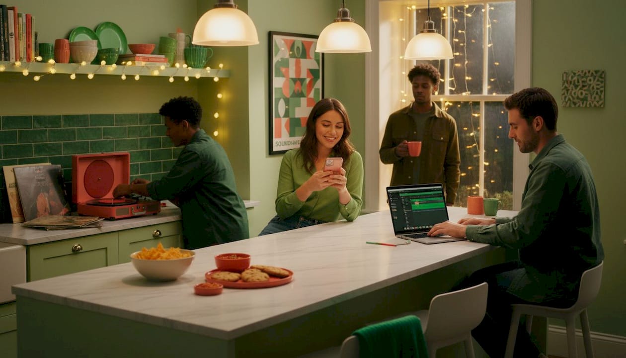 Recent new music trends: What you need to know 2026 Lizard's Lunch Group of friends listening to music at home