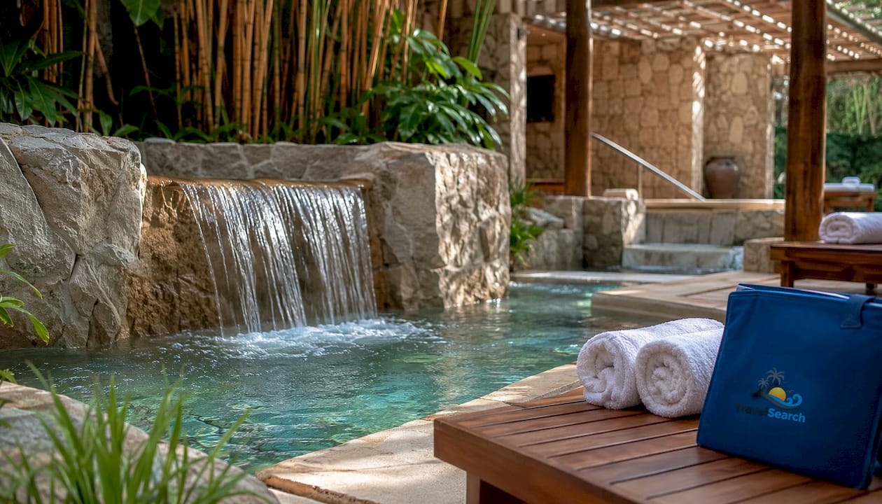Relaxing spa hydrotherapy pool at Zoëtry Agua Punta Cana