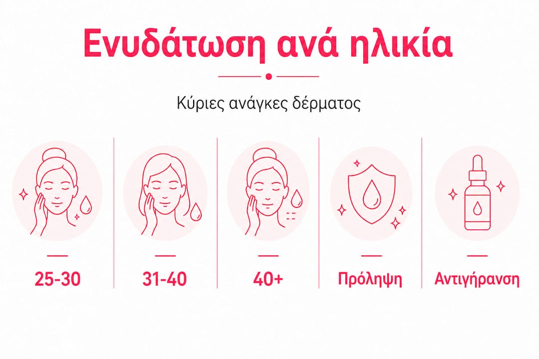 Οδηγός ενυδάτωσης για κάθε ηλικία: Τι χρειάζεται ο οργανισμός μας σε κάθε στάδιο της ζωής