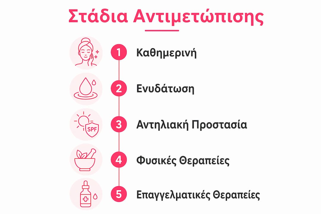 Οδηγός με απλά βήματα για να μειώσετε τις ρυτίδες στο πρόσωπο
