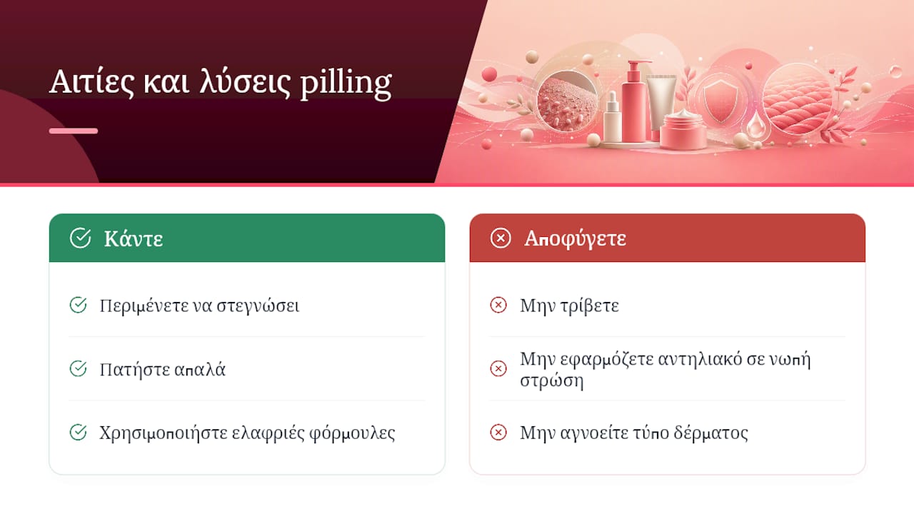 Τι δείχνει η επιστήμη για το pilling και τι σημαίνει αυτό στην πράξη — overview diagram