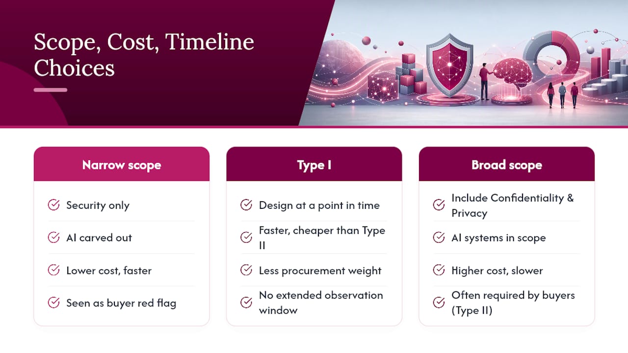 How Scope, Cost, and Timeline Decisions Play Out — overview diagram
