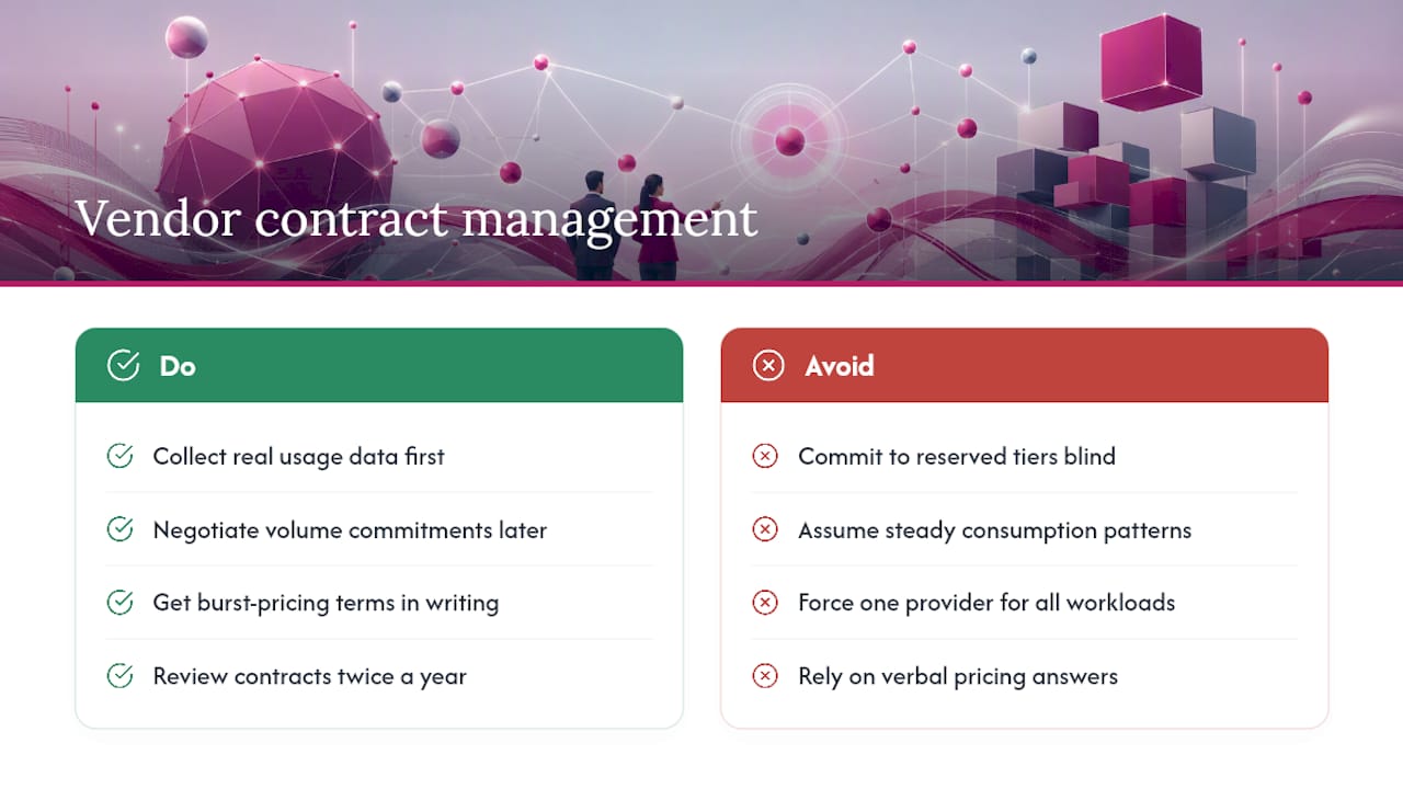 Managing AI Vendor Contracts to Keep Spend Under Control — overview diagram