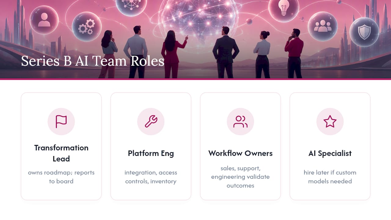 AI transformation team roles and responsibilities