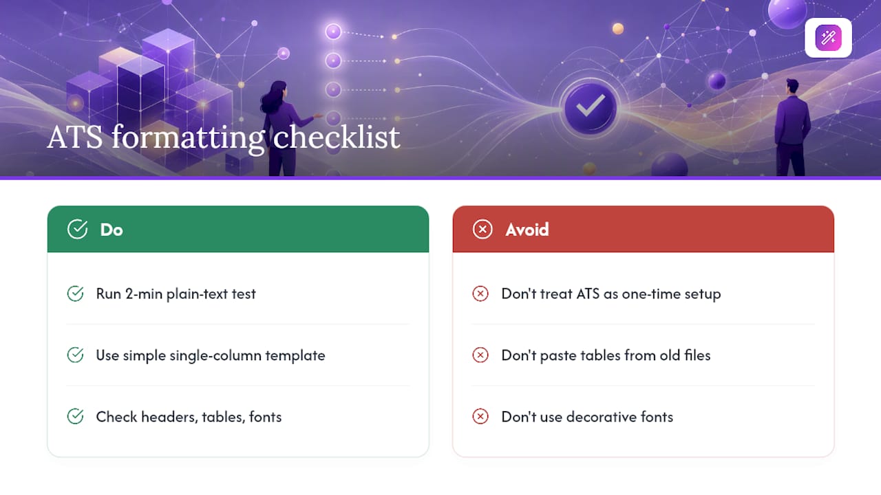 Is the Standard ATS Advice Actually Complete? — overview diagram