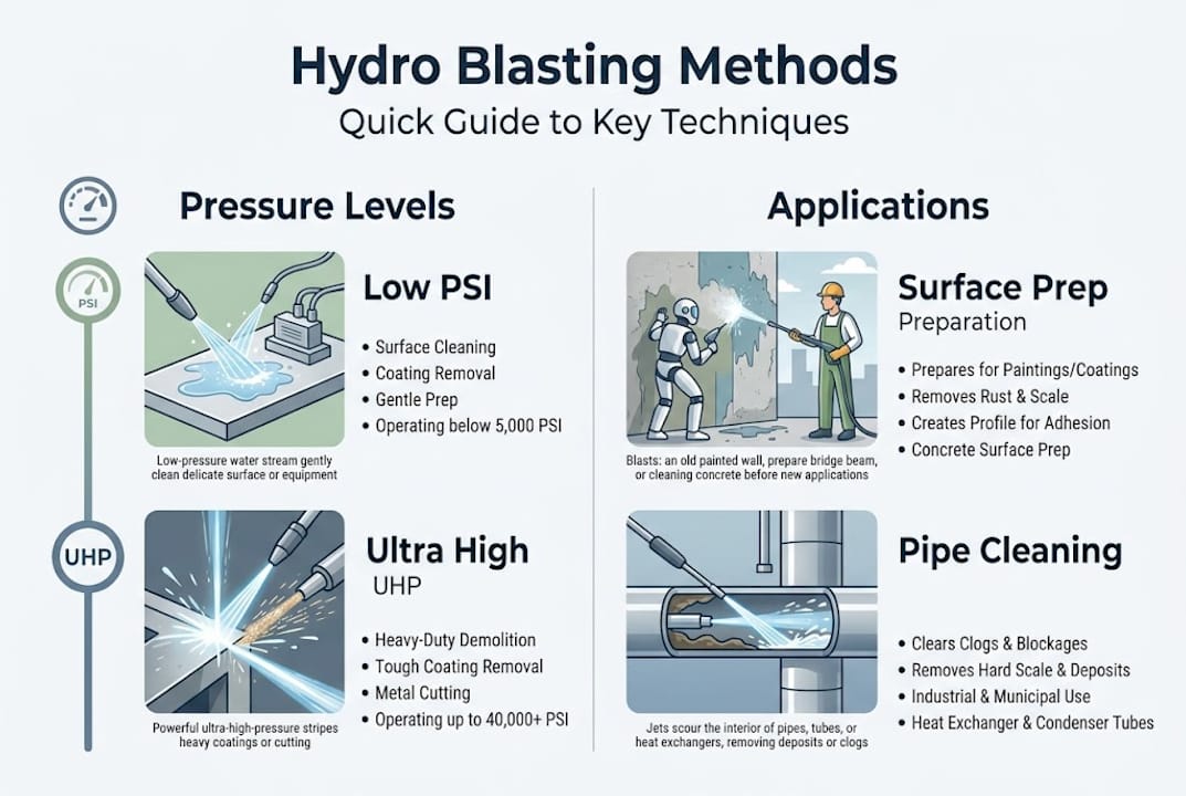Hydro Blasting Explained: Methods, Safety, and Industrial Uses ...