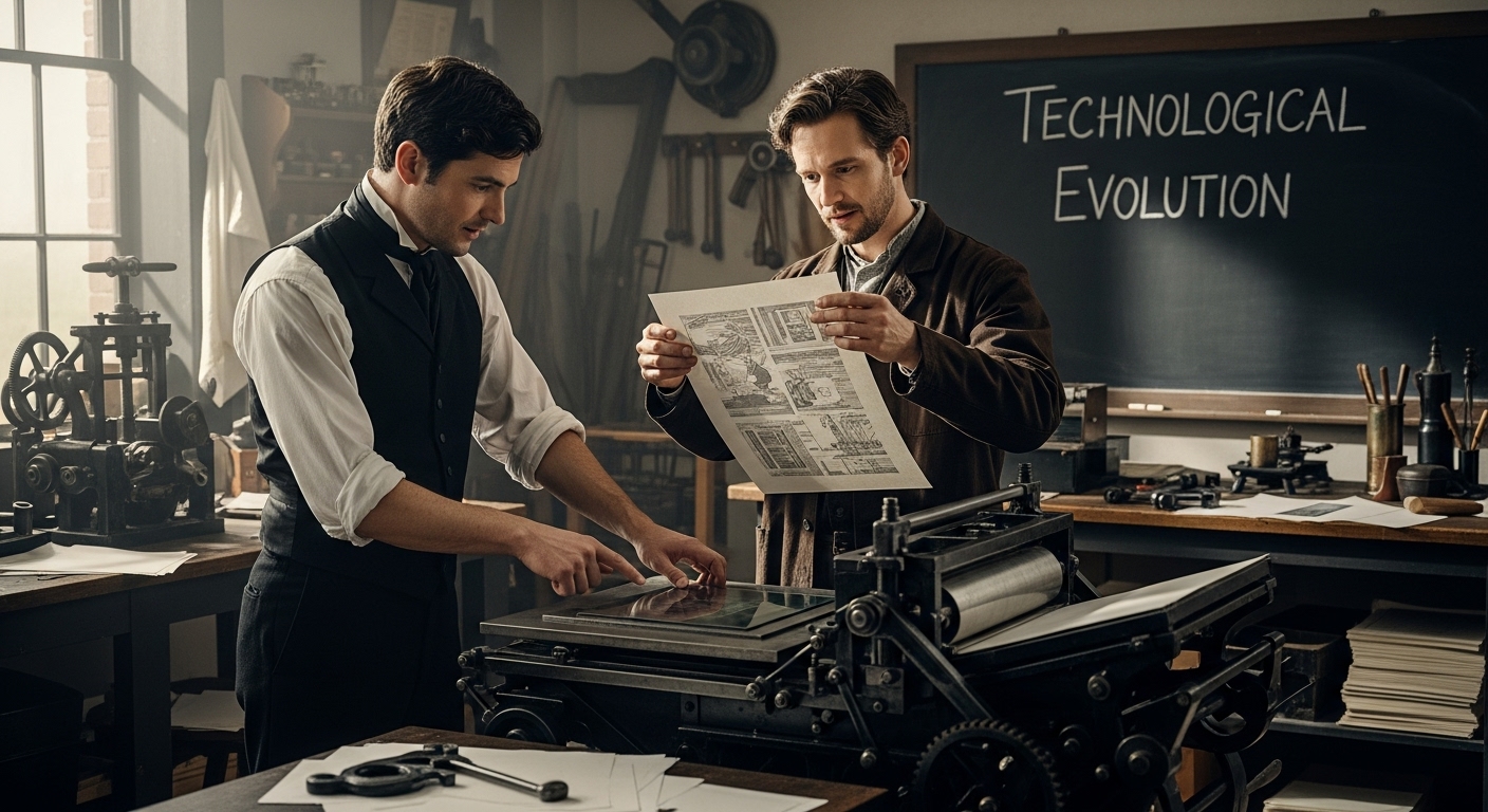 offset printing invention