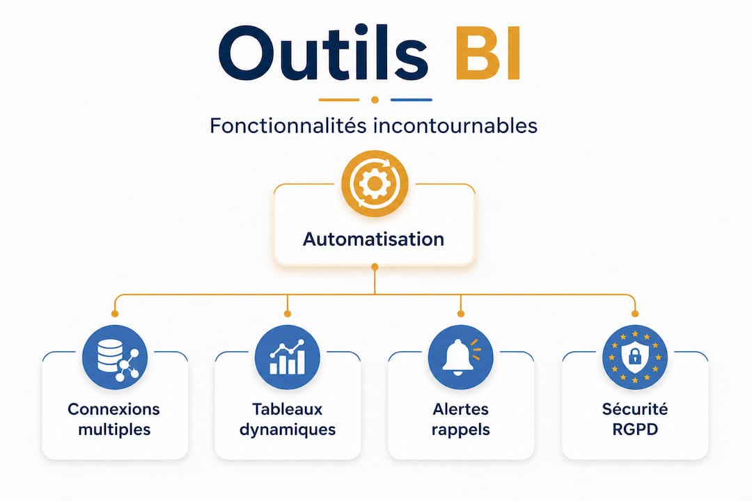 Panorama des principales fonctionnalités des solutions de Business Intelligence
