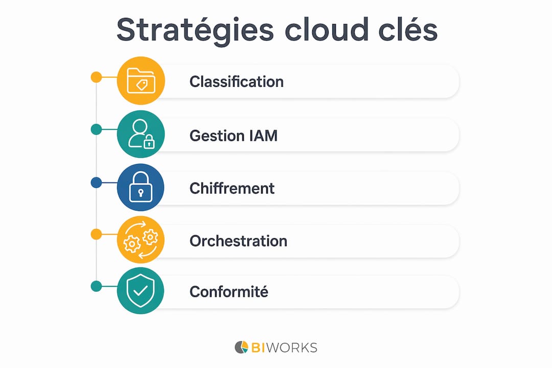 Découvrez en un coup d’œil les meilleures pratiques pour sécuriser votre environnement cloud grâce à cette infographie.