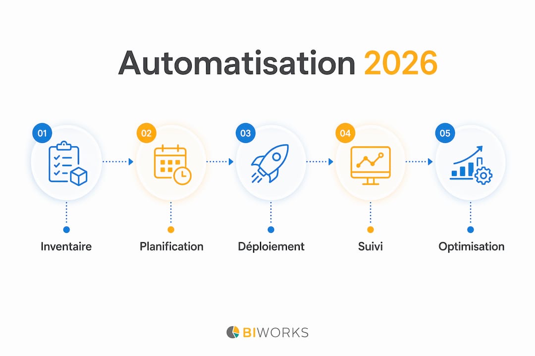 Découvrez en image les différentes étapes de l’automatisation des rapports Power BI grâce à cette infographie détaillée.