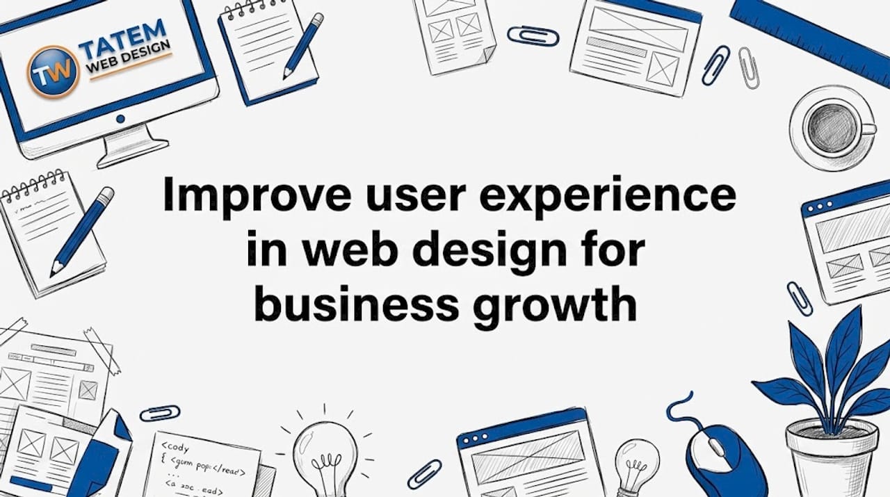 Improve user experience in web design for business growth