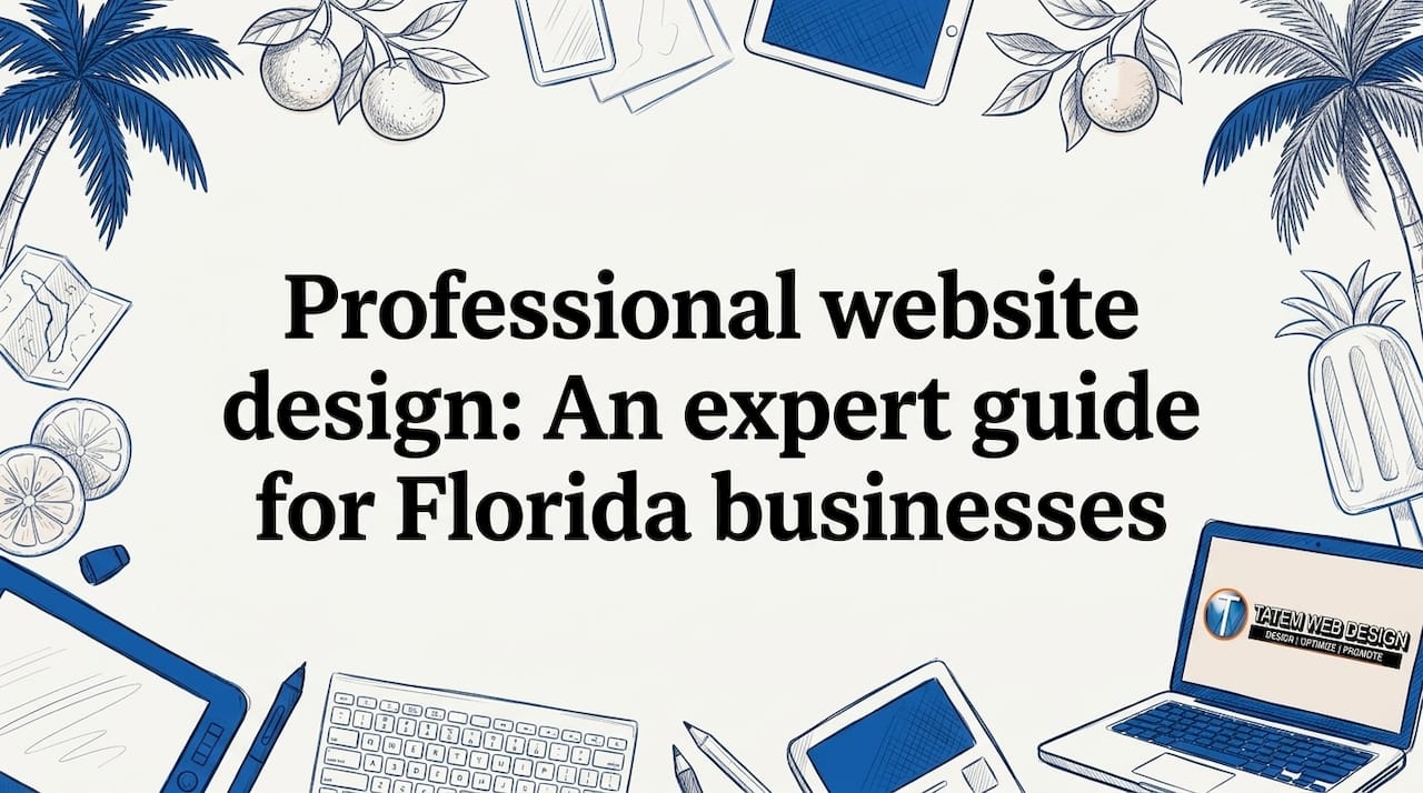 Professional website design: An expert guide for Florida businesses