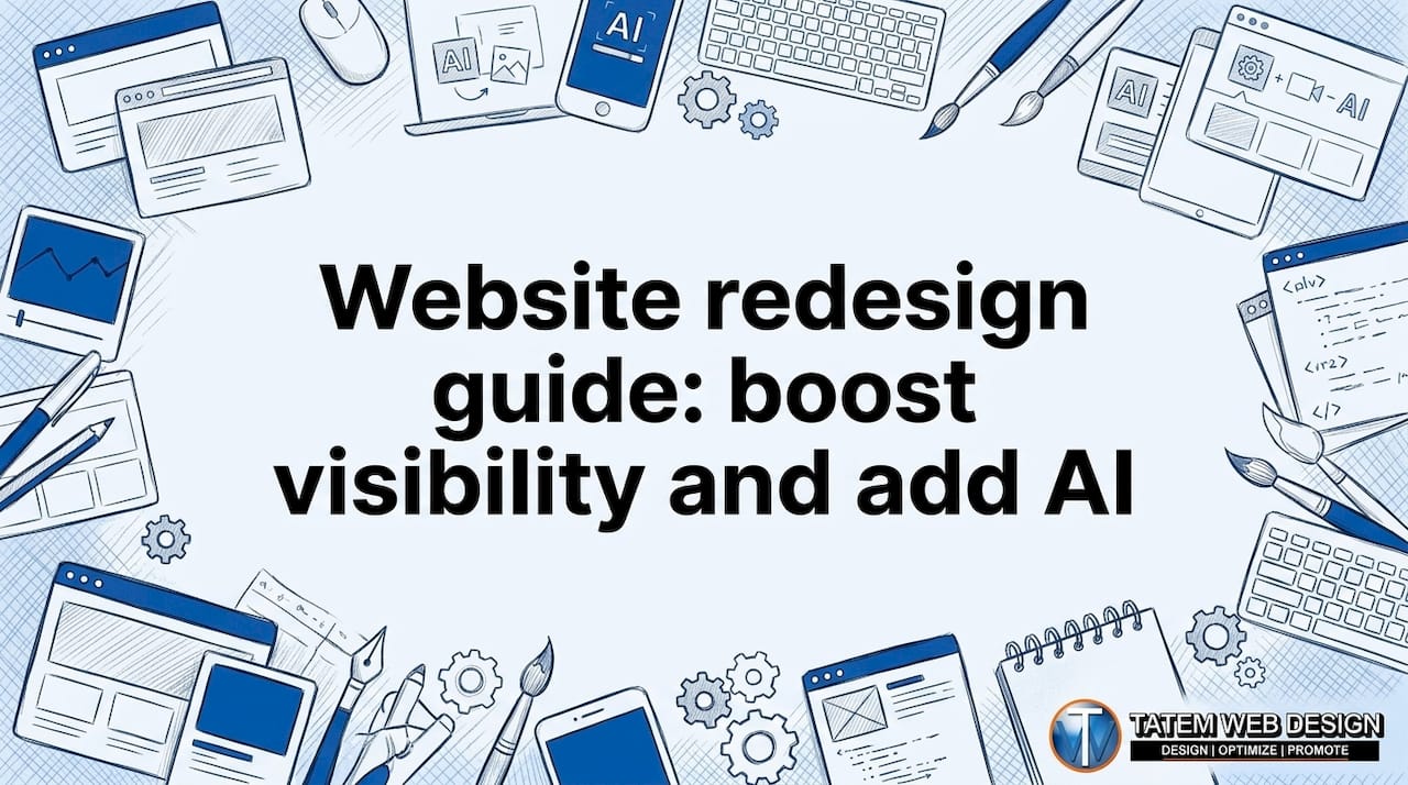 Website redesign guide: boost visibility and add AI
