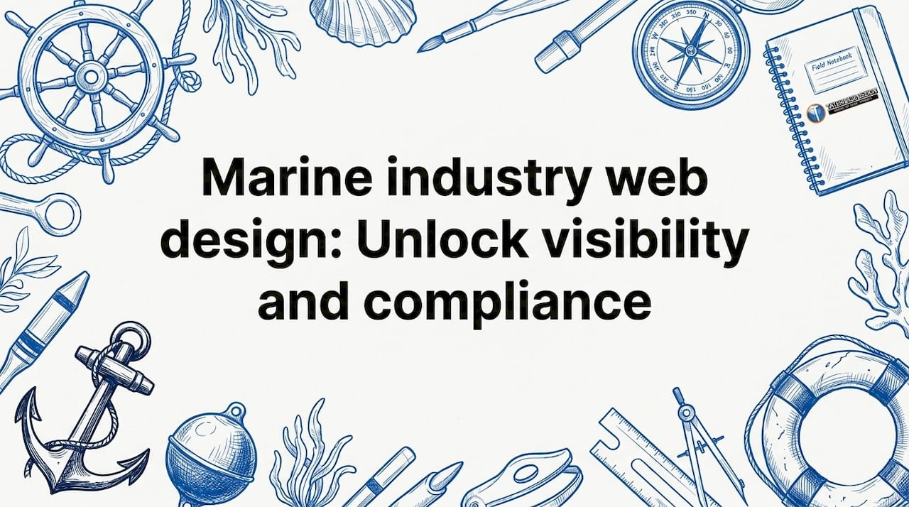 Marine industry web design: Unlock visibility and compliance