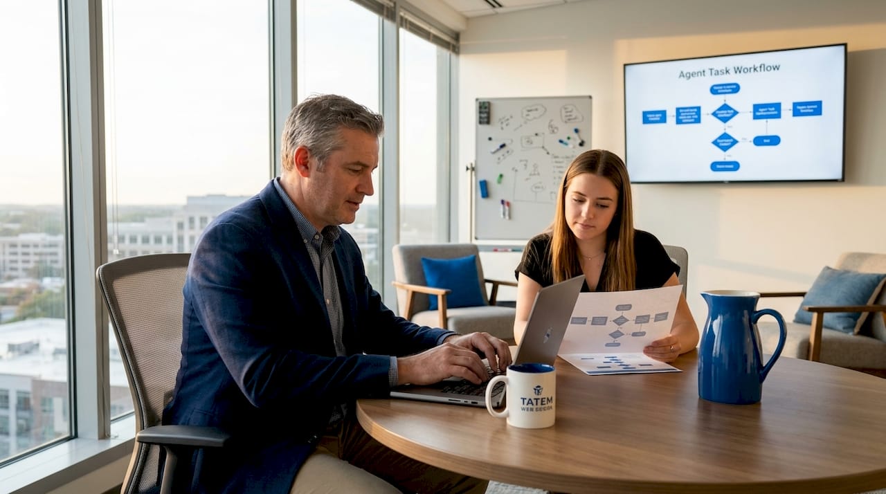 SMB manager and assistant planning AI agent workflow