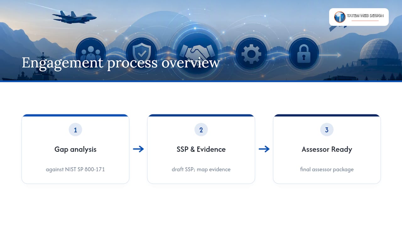Get Assessor-Ready Without Building an Internal Compliance Team — overview diagram