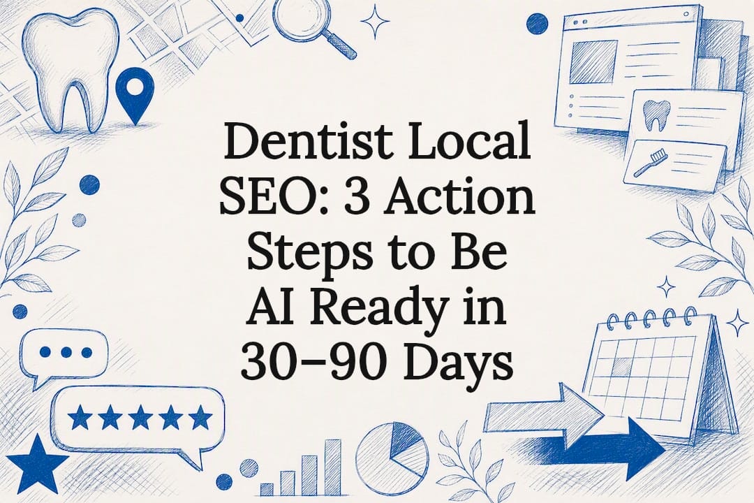 Dentist local SEO AI readiness title card