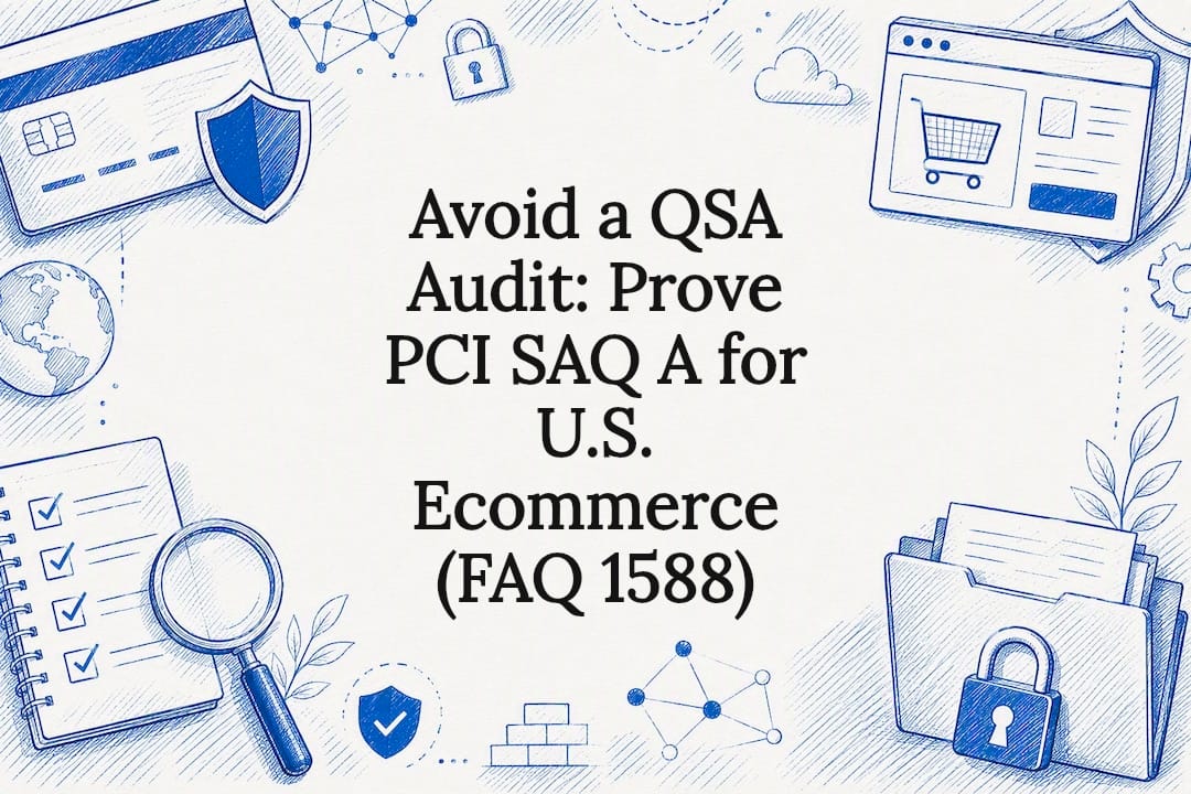 Decorative PCI SAQ A title card illustration