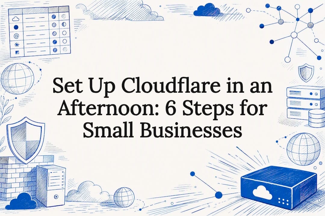 Decorative Cloudflare setup title card