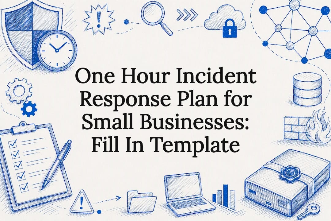 Incident response plan title card illustration