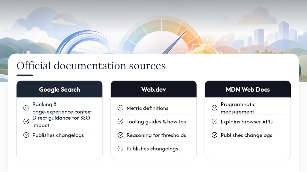 Where to check the official documentation — overview diagram
