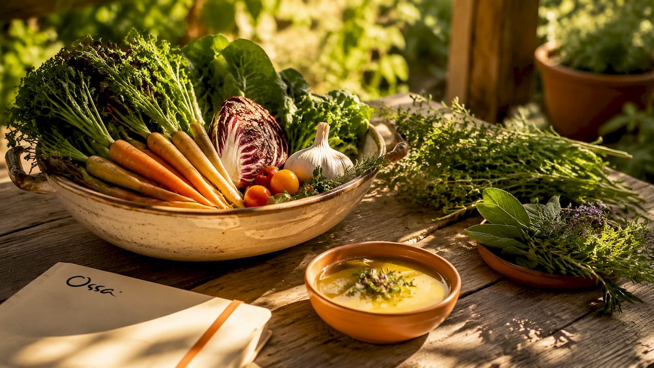 Organic certification tiers sheet with natural ingredients