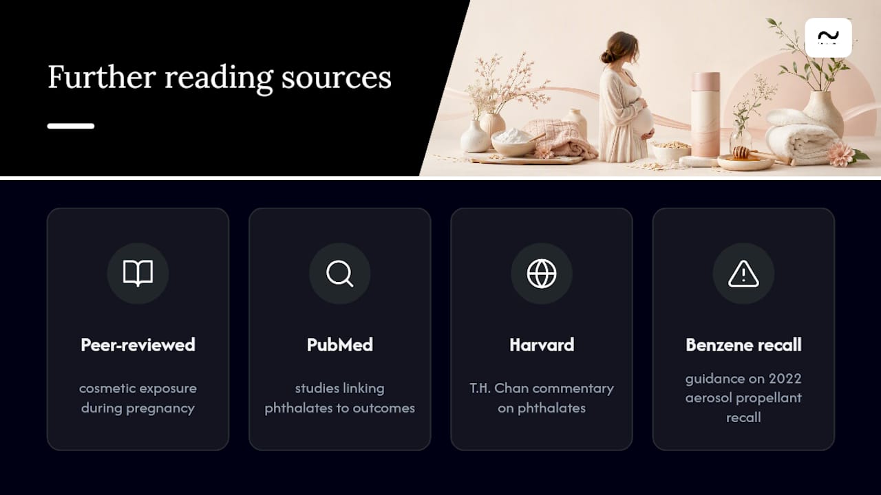 Useful sources and further reading — overview diagram