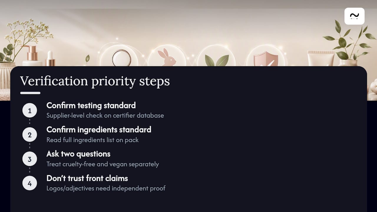 Why "just check the label" oversimplifies the real work — overview diagram