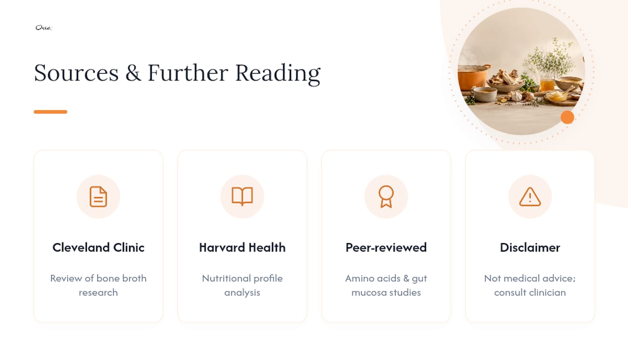 Authoritative sources and further reading — overview diagram