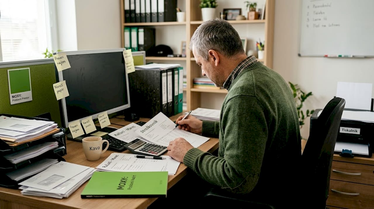 Podjetnik preverja, koliko ga stane delo od doma.